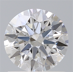 Picture of Lab Created Diamond 1.10 Carats, Round with Ideal Cut, D Color, VS1 Clarity and Certified by IGI