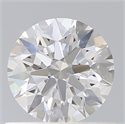 Lab Created Diamond 0.73 Carats, Round with Ideal Cut, D Color, VVS2 Clarity and Certified by IGI