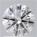 Lab Created Diamond 1.08 Carats, Round with Ideal Cut, D Color, VS1 Clarity and Certified by IGI