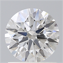 Lab Created Diamond 1.10 Carats, Round with Ideal Cut, D Color, VS1 Clarity and Certified by IGI