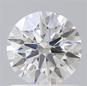 Picture of Lab Created Diamond 1.10 Carats, Round with Ideal Cut, D Color, VS1 Clarity and Certified by IGI