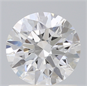 Lab Created Diamond 1.03 Carats, Round with Ideal Cut, E Color, VVS2 Clarity and Certified by IGI