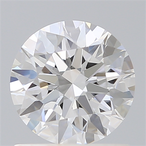 Picture of Lab Created Diamond 1.03 Carats, Round with Ideal Cut, E Color, VVS2 Clarity and Certified by IGI