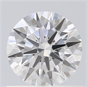 Lab Created Diamond 0.72 Carats, Round with Ideal Cut, D Color, VVS2 Clarity and Certified by IGI