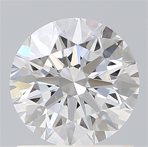 Picture of Lab Created Diamond 1.10 Carats, Round with Ideal Cut, D Color, VS2 Clarity and Certified by IGI