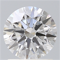 Lab Created Diamond 1.32 Carats, Round with Ideal Cut, D Color, VS1 Clarity and Certified by IGI