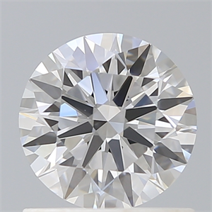 Picture of Lab Created Diamond 0.90 Carats, Round with Ideal Cut, D Color, VVS2 Clarity and Certified by IGI