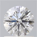 Lab Created Diamond 0.90 Carats, Round with Ideal Cut, D Color, VS1 Clarity and Certified by IGI