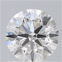 Lab Created Diamond 0.90 Carats, Round with Ideal Cut, D Color, VS2 Clarity and Certified by IGI