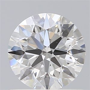 Picture of Lab Created Diamond 0.90 Carats, Round with Ideal Cut, D Color, VS2 Clarity and Certified by IGI
