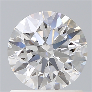 Picture of Lab Created Diamond 1.11 Carats, Round with Ideal Cut, D Color, VS1 Clarity and Certified by IGI