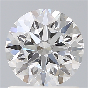 Picture of Lab Created Diamond 1.10 Carats, Round with Ideal Cut, D Color, VVS2 Clarity and Certified by IGI