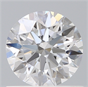Lab Created Diamond 0.78 Carats, Round with Ideal Cut, D Color, VS1 Clarity and Certified by IGI