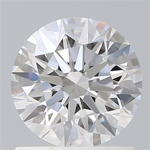 Picture of Lab Created Diamond 1.09 Carats, Round with Ideal Cut, D Color, VS1 Clarity and Certified by IGI
