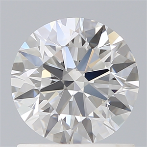Picture of Lab Created Diamond 1.04 Carats, Round with Ideal Cut, E Color, VVS2 Clarity and Certified by IGI