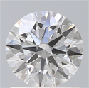 Lab Created Diamond 1.12 Carats, Round with Ideal Cut, D Color, VS2 Clarity and Certified by IGI