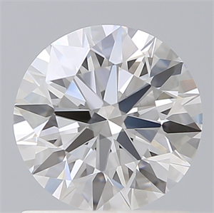 Picture of Lab Created Diamond 1.11 Carats, Round with Ideal Cut, D Color, VS1 Clarity and Certified by IGI
