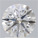 Lab Created Diamond 1.33 Carats, Round with Ideal Cut, E Color, VS1 Clarity and Certified by IGI