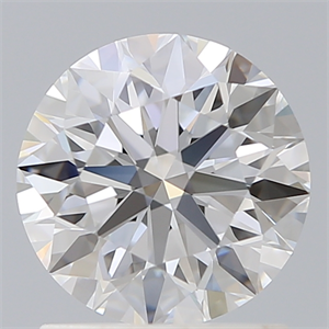 Picture of Lab Created Diamond 1.33 Carats, Round with Ideal Cut, E Color, VS1 Clarity and Certified by IGI
