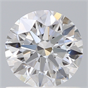 Lab Created Diamond 0.91 Carats, Round with Ideal Cut, D Color, VVS2 Clarity and Certified by IGI