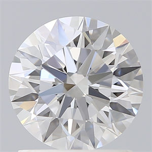 Picture of Lab Created Diamond 1.33 Carats, Round with Ideal Cut, D Color, VS1 Clarity and Certified by IGI