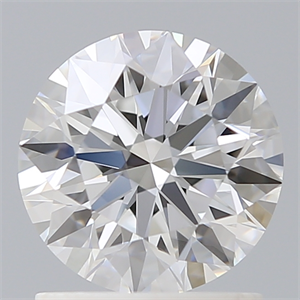 Picture of Lab Created Diamond 1.32 Carats, Round with Ideal Cut, D Color, VVS2 Clarity and Certified by IGI