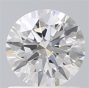 Picture of Lab Created Diamond 1.08 Carats, Round with Ideal Cut, D Color, VS2 Clarity and Certified by IGI