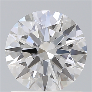 Picture of Lab Created Diamond 1.10 Carats, Round with Ideal Cut, D Color, VVS2 Clarity and Certified by IGI
