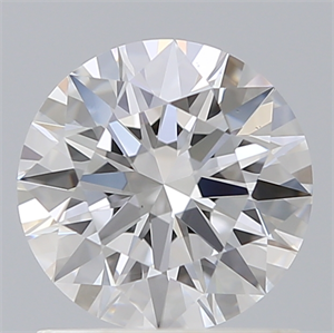 Picture of Lab Created Diamond 1.10 Carats, Round with Ideal Cut, D Color, VS1 Clarity and Certified by IGI
