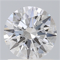 Lab Created Diamond 1.22 Carats, Round with Ideal Cut, D Color, VS2 Clarity and Certified by IGI