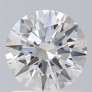 Picture of Lab Created Diamond 1.22 Carats, Round with Ideal Cut, D Color, VS2 Clarity and Certified by IGI