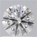 Lab Created Diamond 0.73 Carats, Round with Ideal Cut, D Color, VVS2 Clarity and Certified by IGI