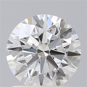 Picture of Lab Created Diamond 1.37 Carats, Round with Ideal Cut, D Color, VS1 Clarity and Certified by IGI