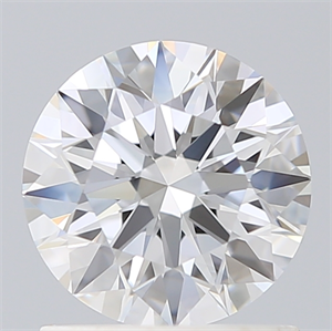Picture of Lab Created Diamond 1.14 Carats, Round with Ideal Cut, D Color, VVS2 Clarity and Certified by IGI