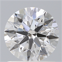 Lab Created Diamond 1.19 Carats, Round with Ideal Cut, D Color, VVS1 Clarity and Certified by IGI