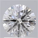 Lab Created Diamond 1.04 Carats, Round with Ideal Cut, D Color, VS1 Clarity and Certified by IGI