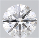 Lab Created Diamond 1.31 Carats, Round with Ideal Cut, E Color, VVS2 Clarity and Certified by IGI