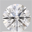 Lab Created Diamond 0.74 Carats, Round with Ideal Cut, D Color, VVS2 Clarity and Certified by IGI
