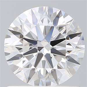 Picture of Lab Created Diamond 1.11 Carats, Round with Ideal Cut, D Color, VS2 Clarity and Certified by IGI