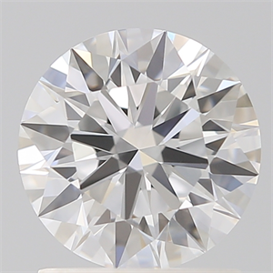 Picture of Lab Created Diamond 1.35 Carats, Round with Ideal Cut, D Color, VS1 Clarity and Certified by IGI