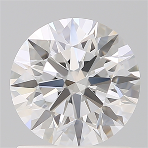 Picture of Lab Created Diamond 1.21 Carats, Round with Ideal Cut, D Color, VVS2 Clarity and Certified by IGI