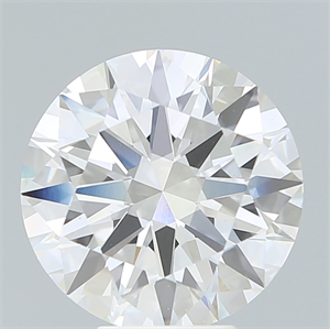 Picture of Lab Created Diamond 6.37 Carats, Round with Excellent Cut, G Color, VS1 Clarity and Certified by IGI