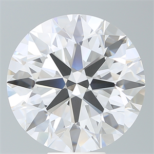 Picture of Lab Created Diamond 11.08 Carats, Round with Ideal Cut, E Color, VVS2 Clarity and Certified by IGI