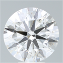 Lab Created Diamond 6.72 Carats, Round with Ideal Cut, G Color, VS1 Clarity and Certified by IGI