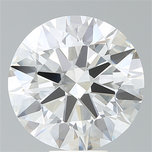 Picture of Lab Created Diamond 9.54 Carats, Round with Ideal Cut, G Color, VS1 Clarity and Certified by IGI