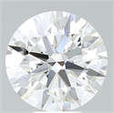 Lab Created Diamond 7.39 Carats, Round with Ideal Cut, G Color, VS1 Clarity and Certified by IGI