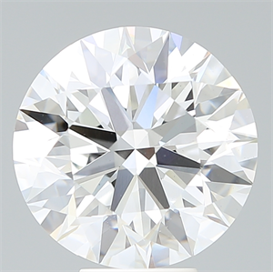 Picture of Lab Created Diamond 7.39 Carats, Round with Ideal Cut, G Color, VS1 Clarity and Certified by IGI