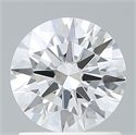 Del inventario de diamantes de laboratorio, 1.11 quilates, Redondo , Color D, claridad VVS2 y certificado IGI