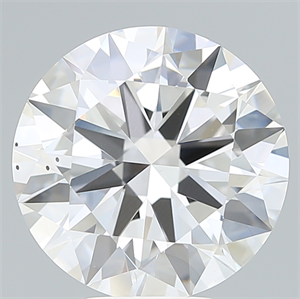 Picture of Lab Created Diamond 6.92 Carats, Round with Excellent Cut, F Color, VS2 Clarity and Certified by IGI