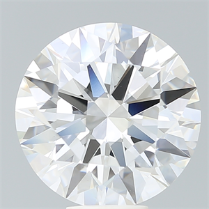 Picture of Lab Created Diamond 8.36 Carats, Round with Ideal Cut, F Color, VS1 Clarity and Certified by IGI